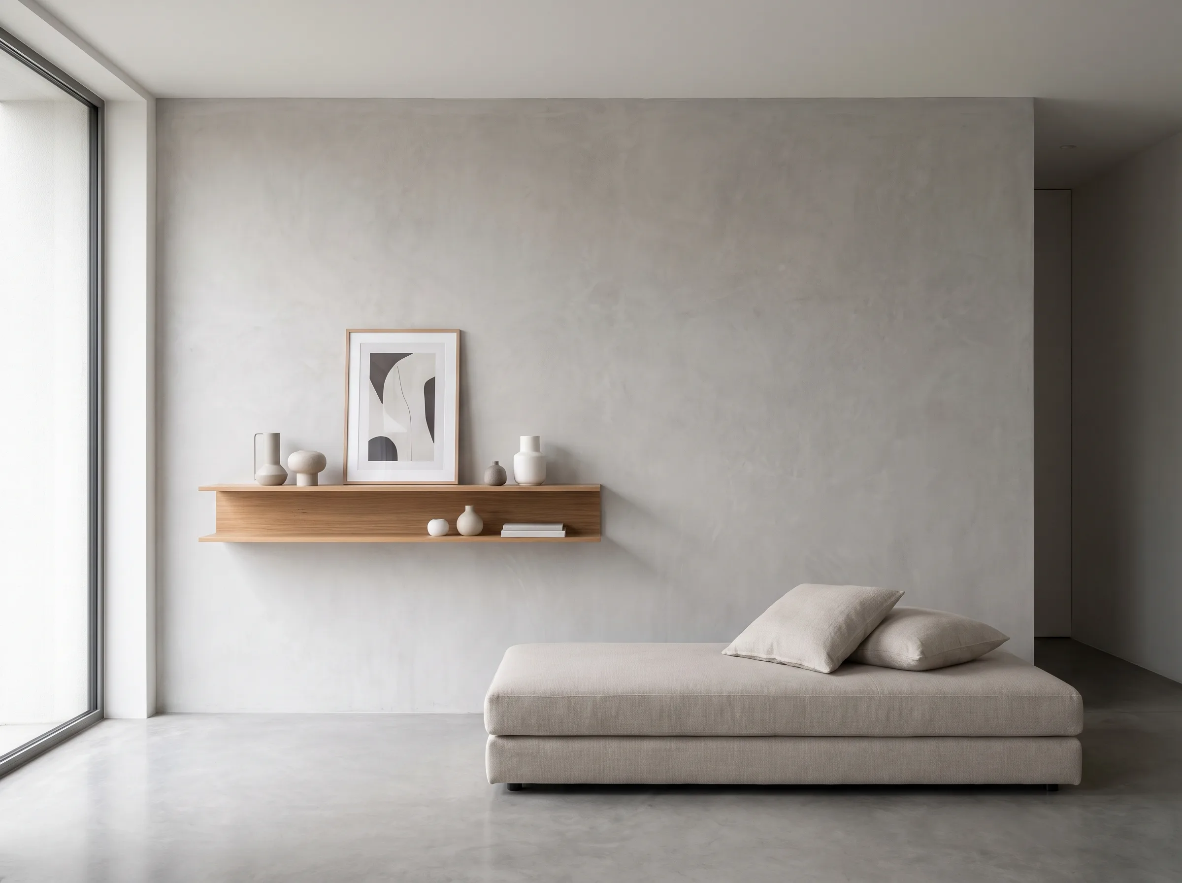 Wandgestaltung modern mit Mikrozement