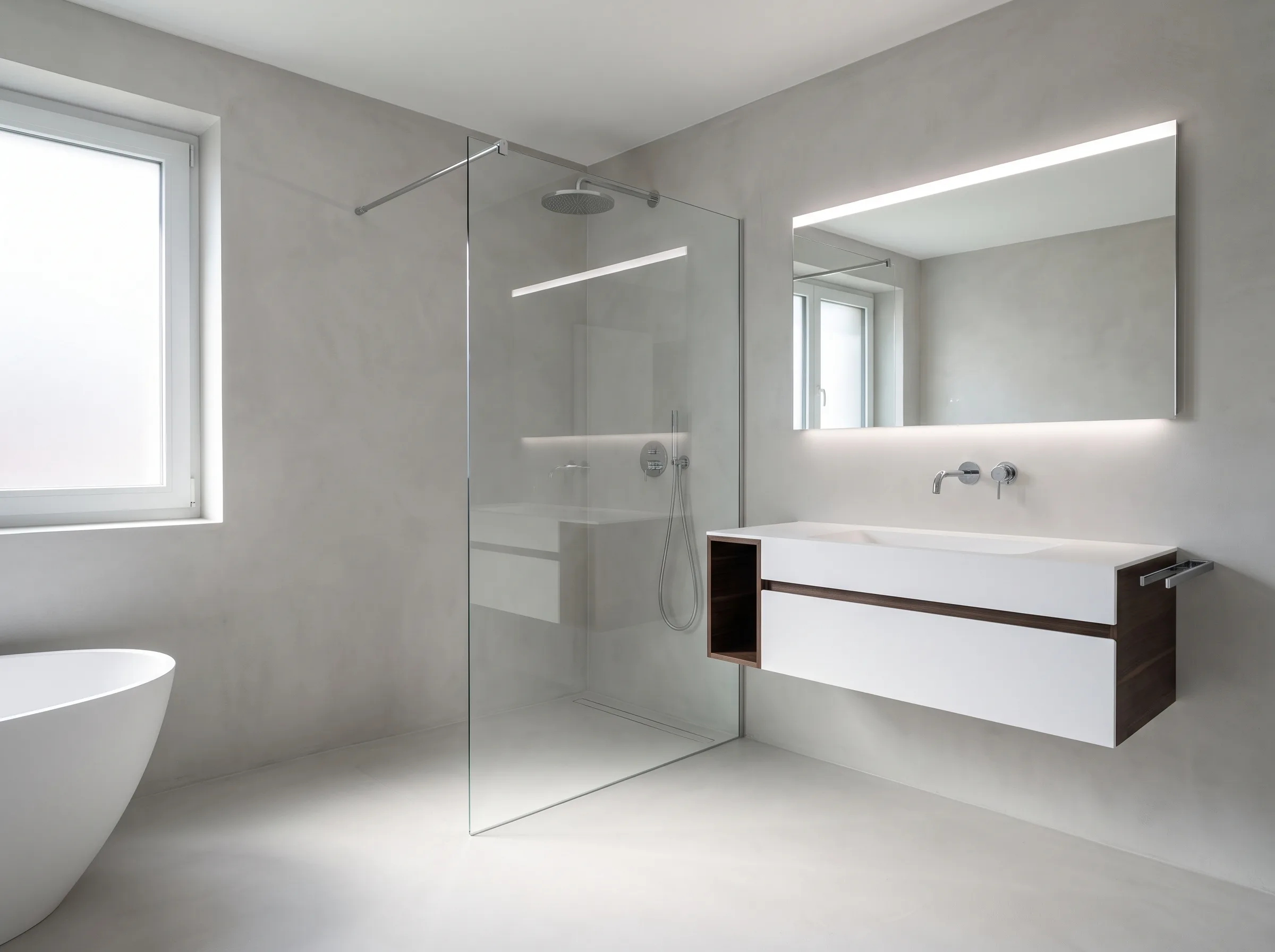 Fugenlose Badezimmer: Eleganz und Hygiene